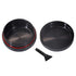 Gordon Smell Proof Airtight Aircraft Aluminum Storage Cigarette Jar, Black Stash Jars, 50 mm Size Smell Proof Container